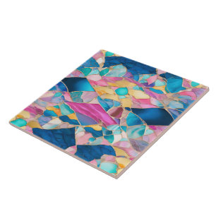 ’Manilva’ Blue Rosa Sand Fractured Vågar Kakelplatta