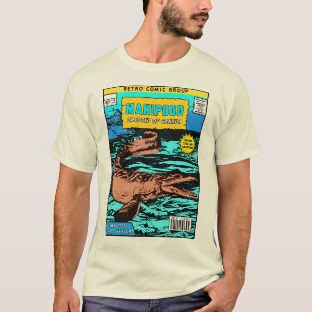MANIPOGO TECKNAD T-Shirt (Framsida)