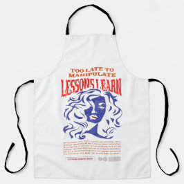 MANIPULATE LESSONS LEARN ALL-OVER PRINT APRON
