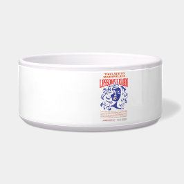 MANIPULATE LESSONS LEARN CERAMIC PET BOWL