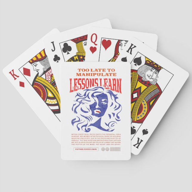 MANIPULATE LESSONS LEARN CLASSIC PLAYING CARDS  CASINOKORT (Baksidan)