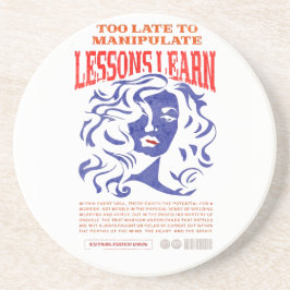 MANIPULATE LESSONS LEARN SANDSTONE COASTER UNDERLÄGG