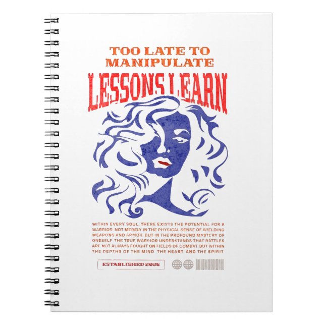 MANIPULATE LESSONS LEARN SPIRAL PHOTO BOOK  ANTECKNINGSBOK (Framsidan)