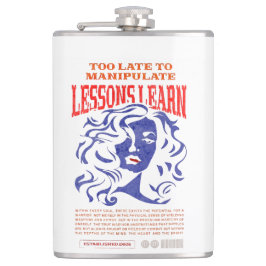 MANIPULATE LESSONS LEARN VINYL WRAPPED FLASK  FICKPLUNTA
