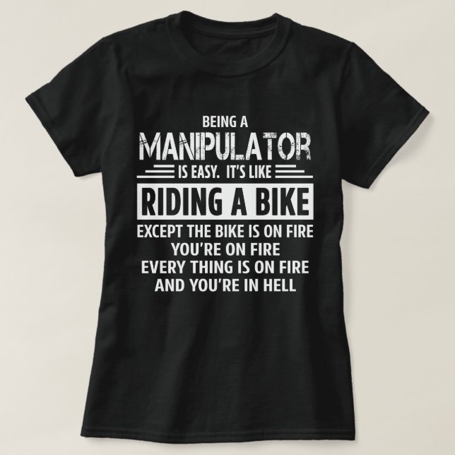 Manipulator T Shirt (Design framsida)