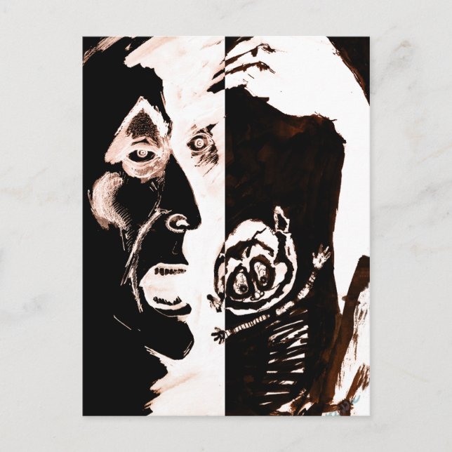 Manisk depression vykort (Framsida)