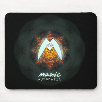 Manisk logotyp musmatta