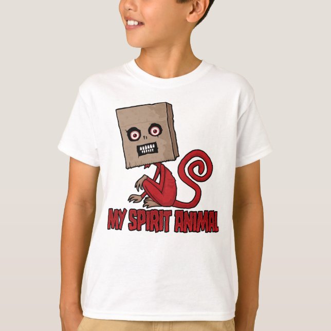 Manisk Maskerad Apekänslodjur T Shirt (Framsida)