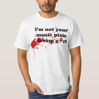 Manisk skälmskt naturväxendrömflicka t-shirt