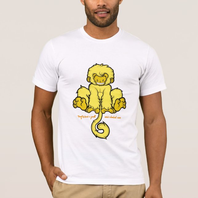 Manisk T-tröja för Mongoapa 6 T Shirt (Framsida)