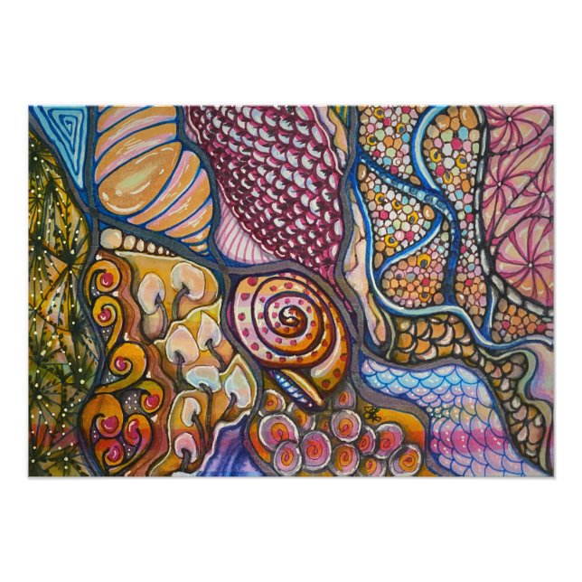 Maniskt glasaktigt fototryck (Framsidan)