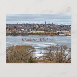 Manistee - En liten stad vid Sjö Michigan Vykort