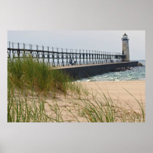 Manistee fyr poster