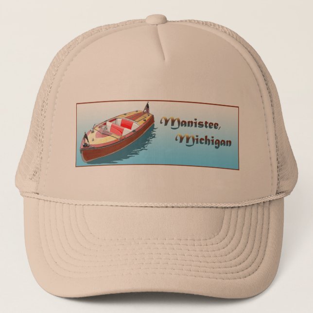 Manistee Michigan Truckerkeps (Framsida)