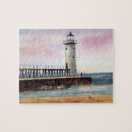 Manistee norr Pierhead fyrpussel Pussel
