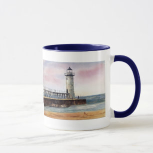 Manistee norr Pierhead tänder muggen Mugg