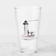 Manistee North Pierhead Light glass