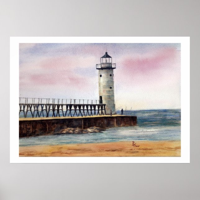 Manistee North Pierhead Light Poster (Framsidan)