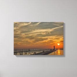 Manistee North Pierhead Lighthouse Canvastryck