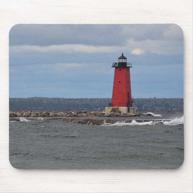 Manistique Lighthouse Musmatta (Framsidan)