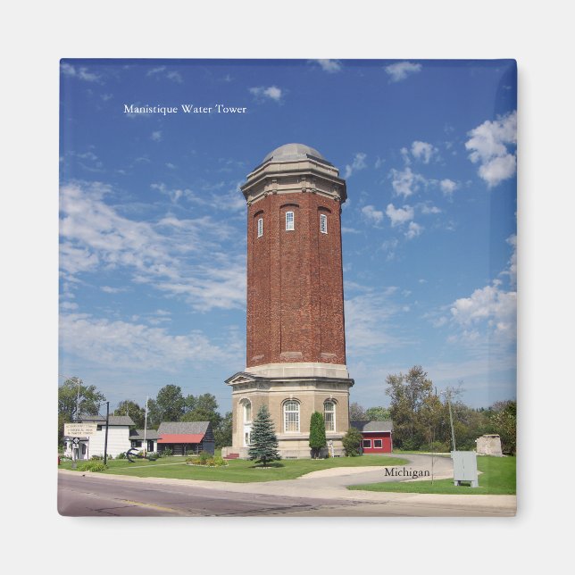 Manistique Vatten Torn magnet (Framsidan)
