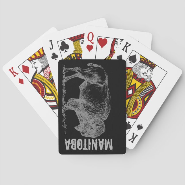Manitoba Bison Casinokort (Baksidan)