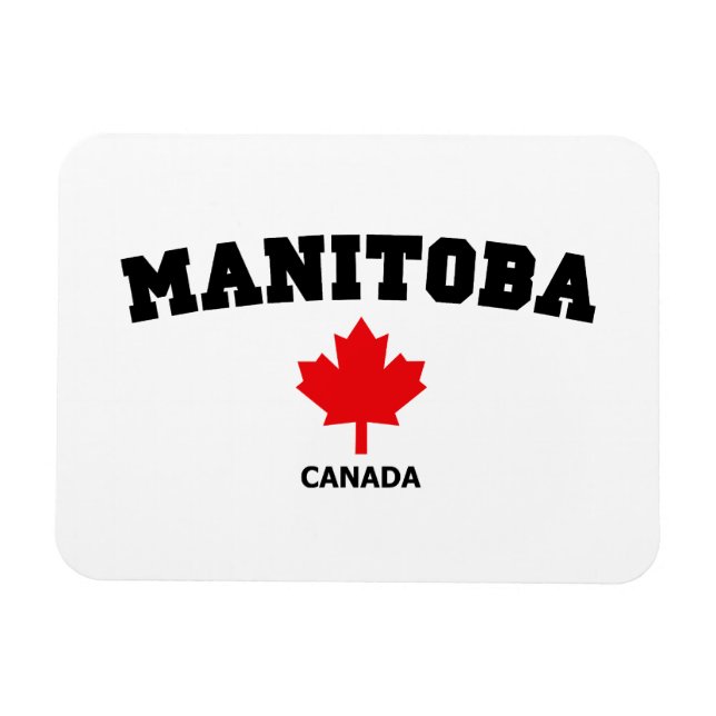 Manitoba Block Magnet (Horisontell)