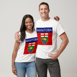 Manitoba Flag Herr T-shirt