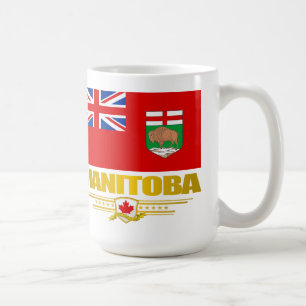 Manitoba flagga kaffemugg