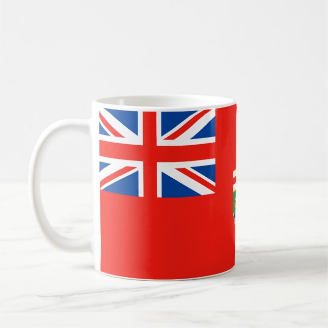 MANITOBA flagga Kaffemugg (Vänster)