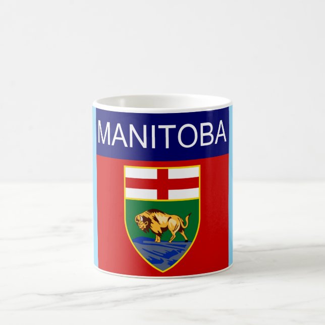 Manitoba Flagga Mugg (Center)