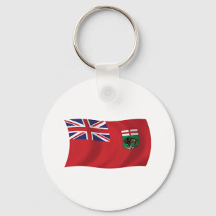 Manitoba Flagga Nyckelring
