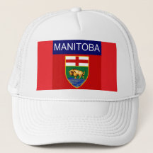 Manitoba Flagga Trucker Hatt
