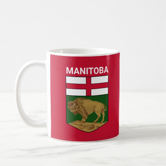 Manitoba jackande av arm - KANADA Kaffemugg (Vänster)