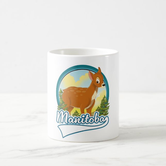 Manitoba Kanada reslogotyp Kaffemugg (Center)
