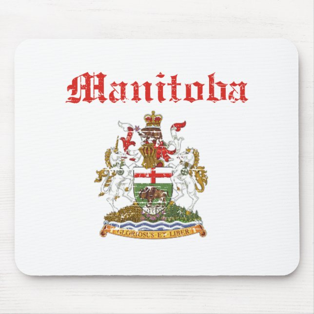 manitoba Kanada vapenskölddesign Musmatta (Framsidan)
