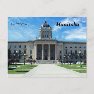 Manitoba Legislative Building Manitoba Kanada Vykort