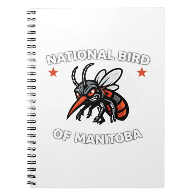 Manitoba National Bird Notebook Anteckningsbok (Framsidan)