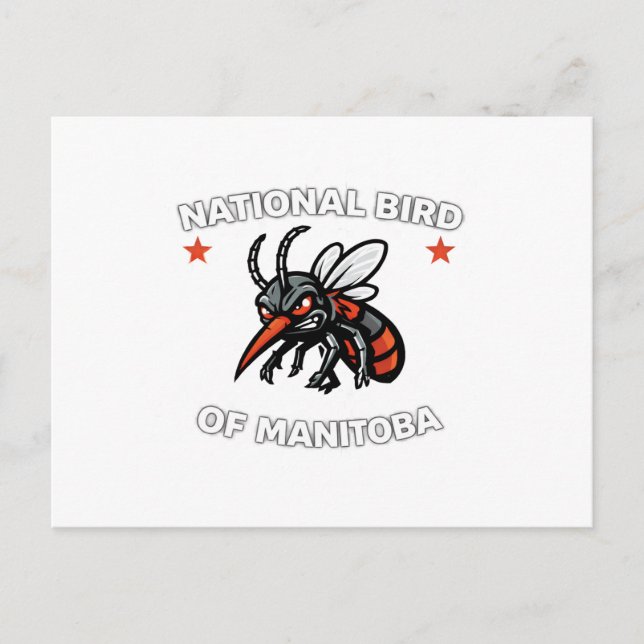 Manitoba National Bird Postcard Vykort (Framsida)