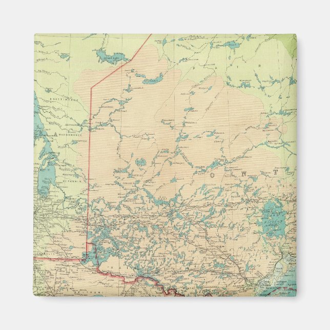 Manitoba & Northwest Ontario Magnet (Framsidan)