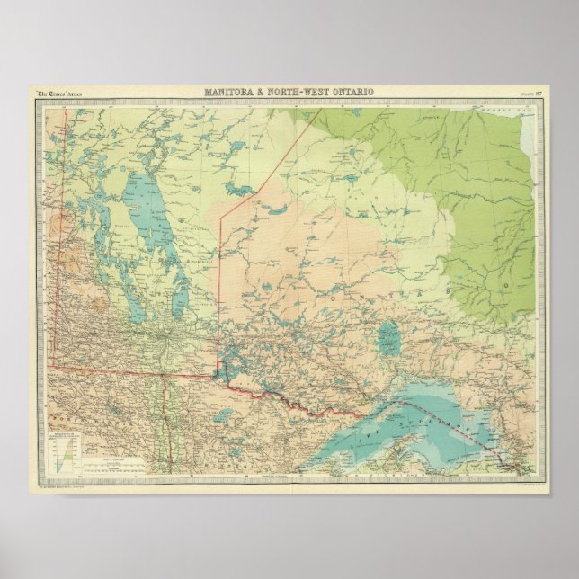 Manitoba & Northwest Ontario Poster (Framsidan)