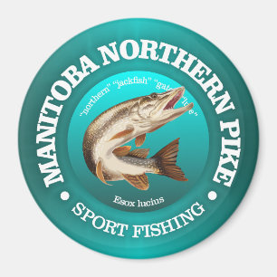 Manitoba Pike Fishing Magnet