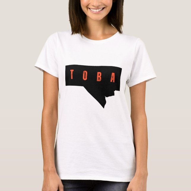 Manitoba Pride Shirt with Bold Grunge Letters T (Framsida)