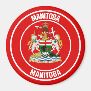Manitoba Round Emblem Magnet