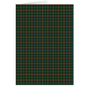 Manitoba tartan hälsningskort
