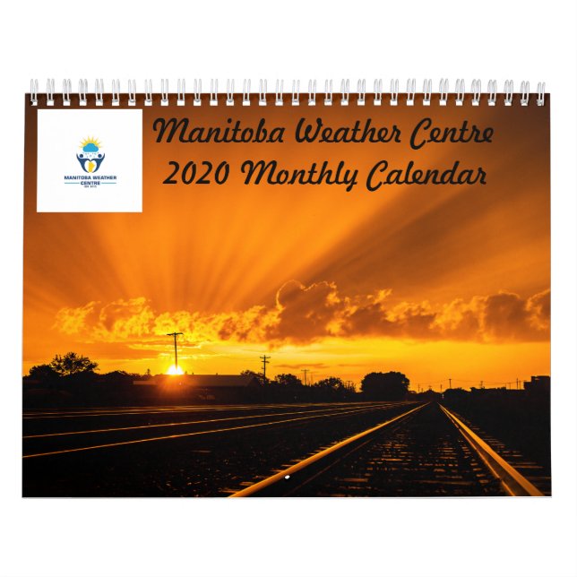 Manitoba Weather Center 2020 Månadskalender Kalender (Omslag)