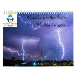 Manitoba Weather Center 2021 Månadskalender Kalender