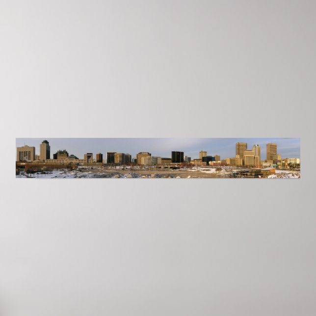 Manitoba (Winnipeg) Panoramic 1 Poster (Framsidan)