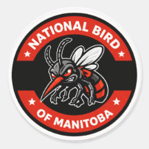 Manitobas nationella fågel Roliga Winnipeg Mygga