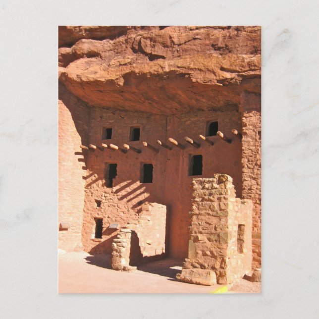 Manitou Cliff Dwellings vycard Vykort (Framsida)